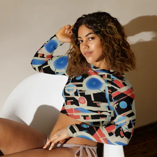 Orbit Deco on a Long Sleeve Crop Top