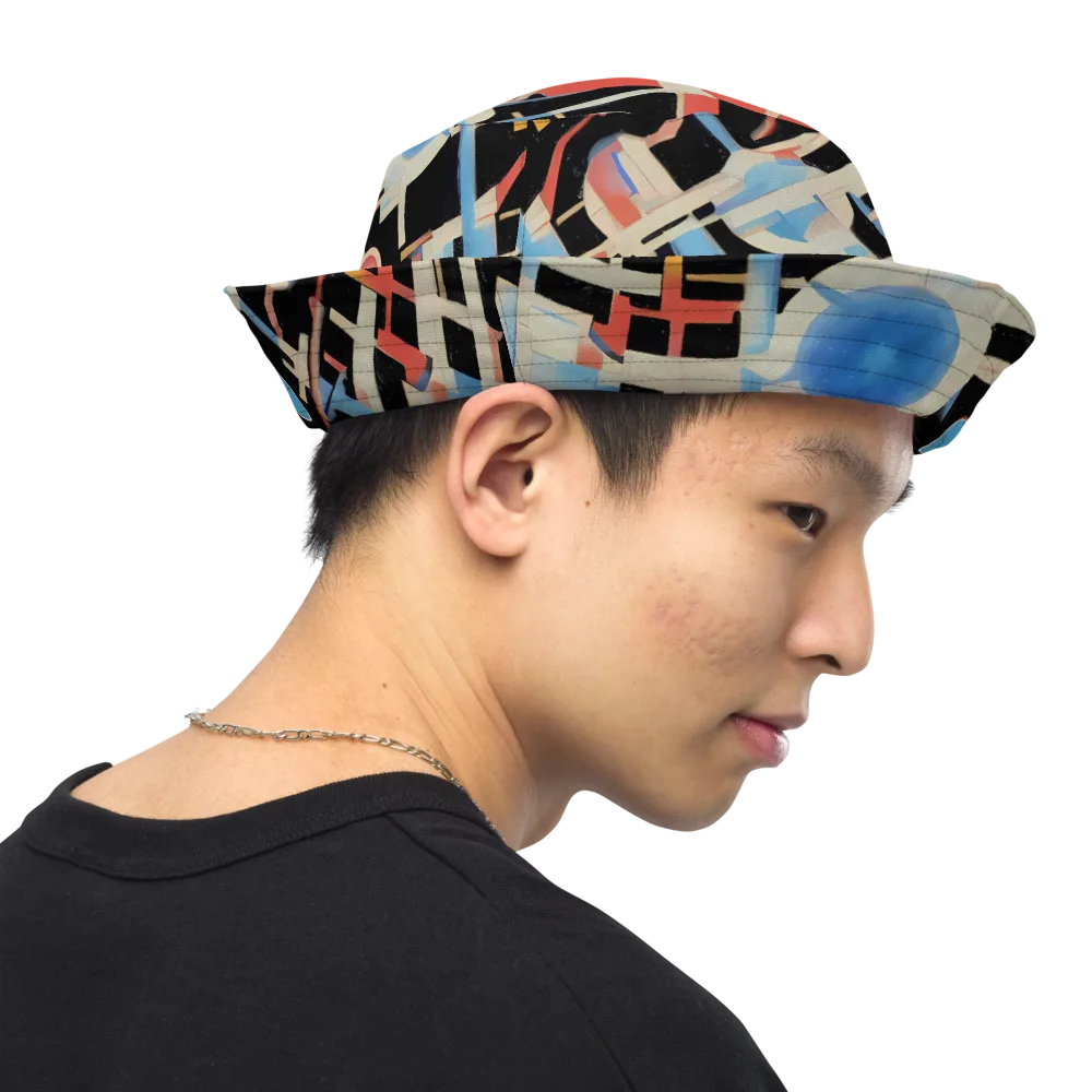 Orbit Deco on Reversible Bucket Hat — Right Outside