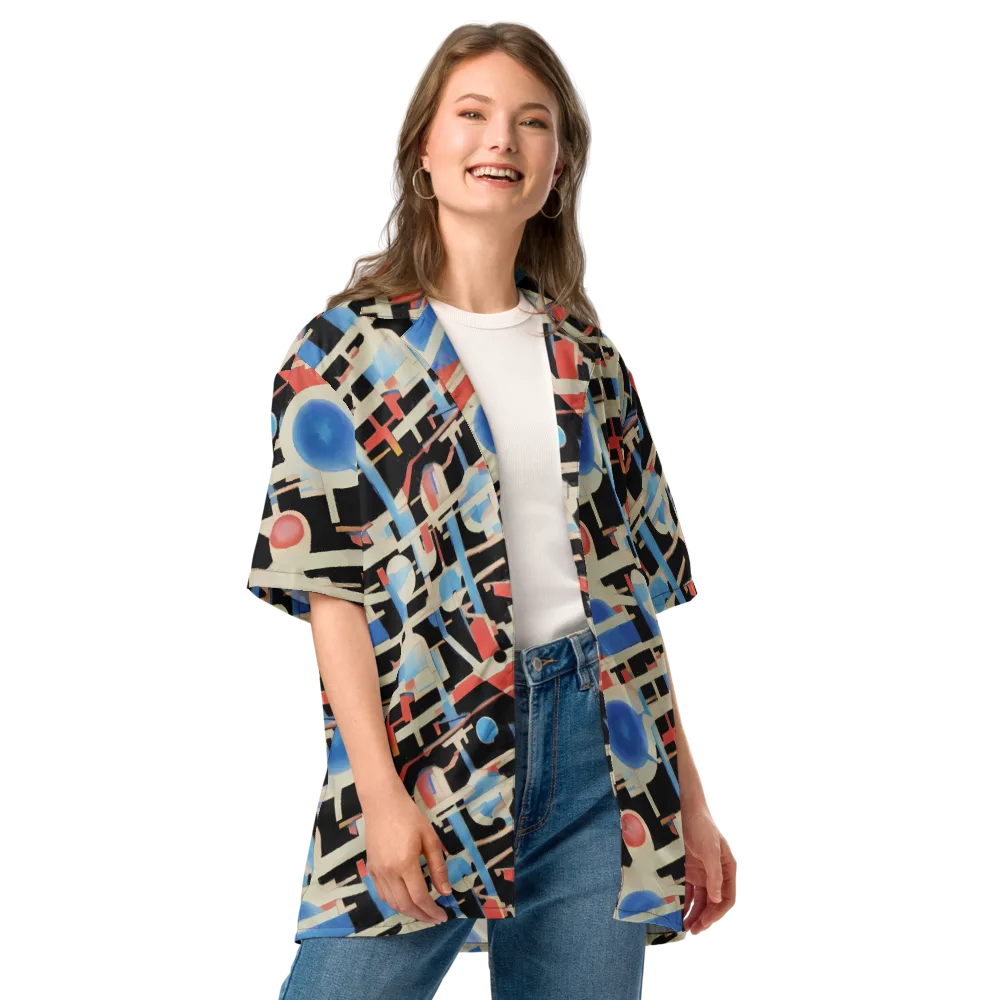 Orbit Deco on Button Shirt — Front