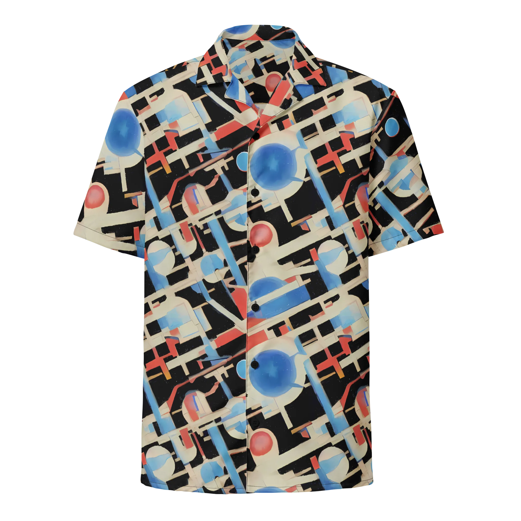 Orbit Deco on Button Shirt — Front