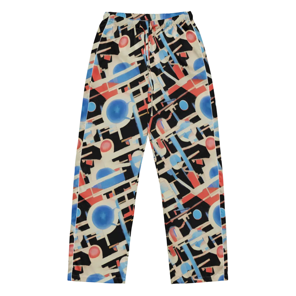 Orbit Deco on Women's Pajama Pants — Front