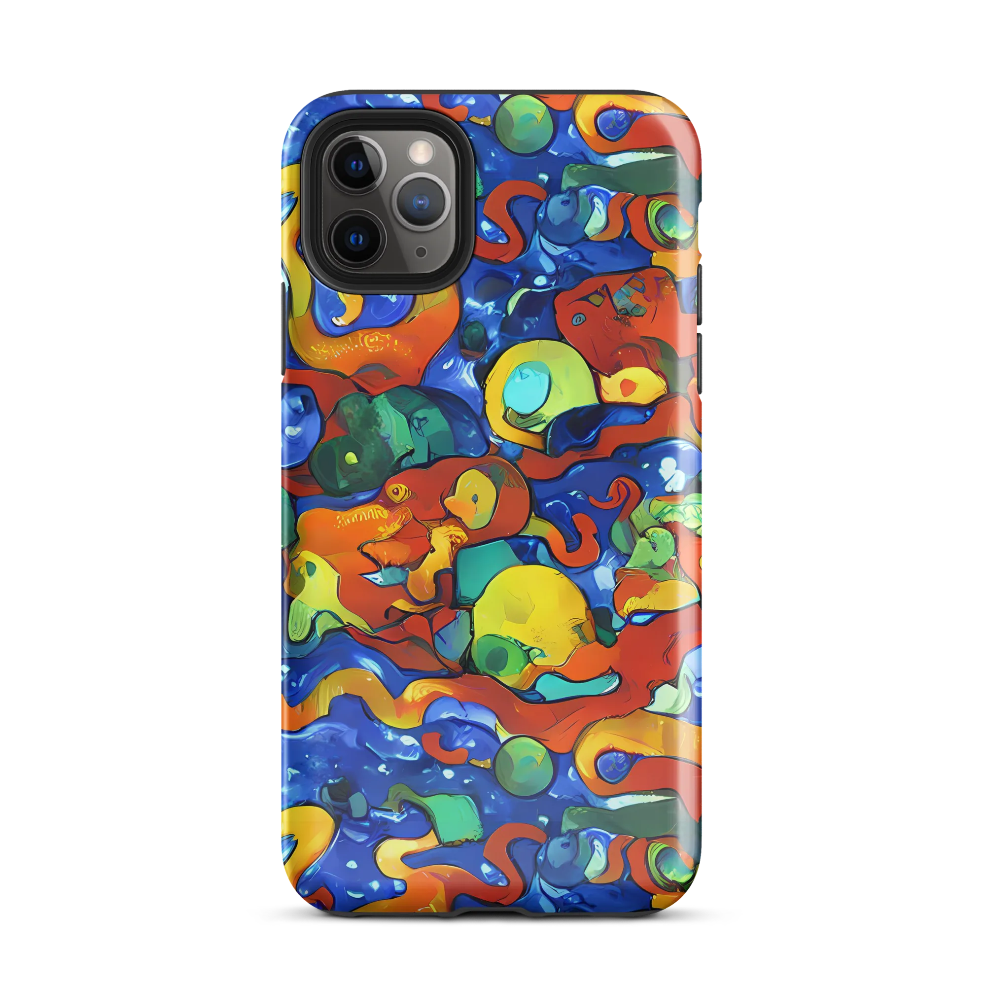 Technicolor Tide on Tough Case for iPhone® — Front
