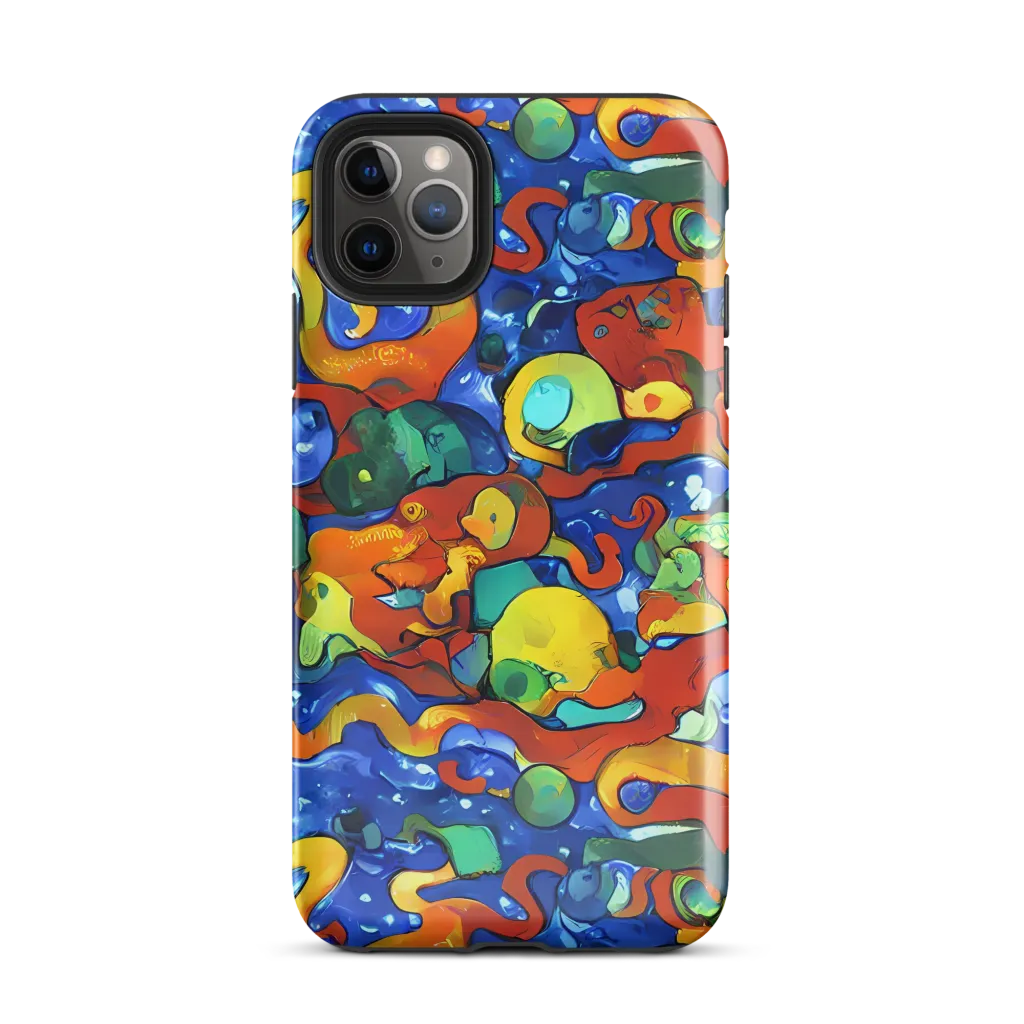 Technicolor Tide on Tough Case for iPhone® — Front