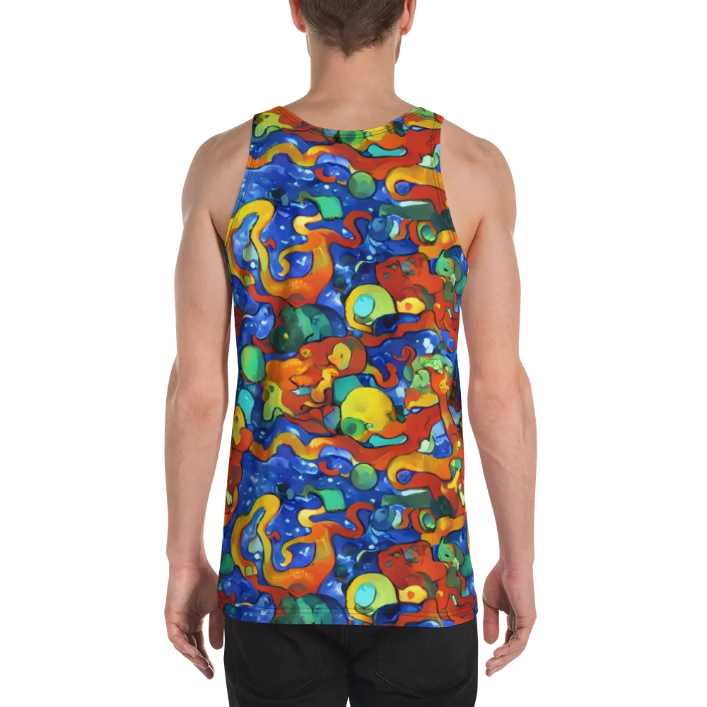 Technicolor Tide on Men's Tank Top — Back