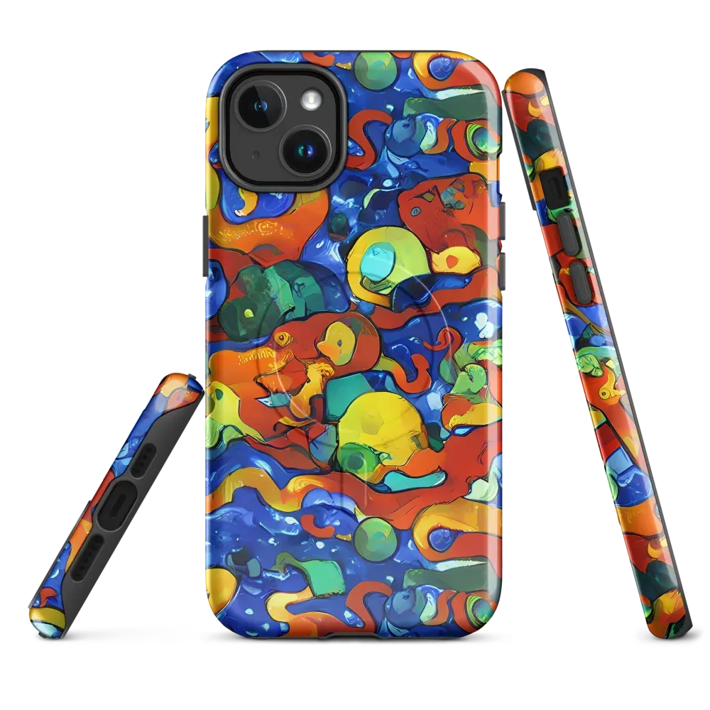 Technicolor Tide on MagSafe Tough Case for iPhone® — Front