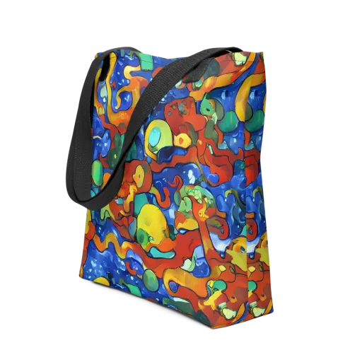 Technicolor Tide on a Tote Bag