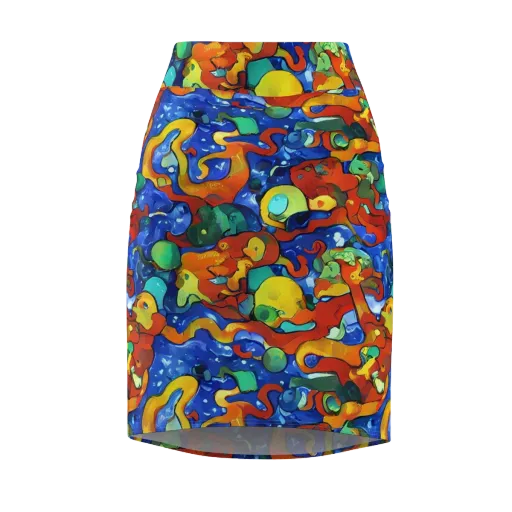 Technicolor Tide on a Pencil Skirt