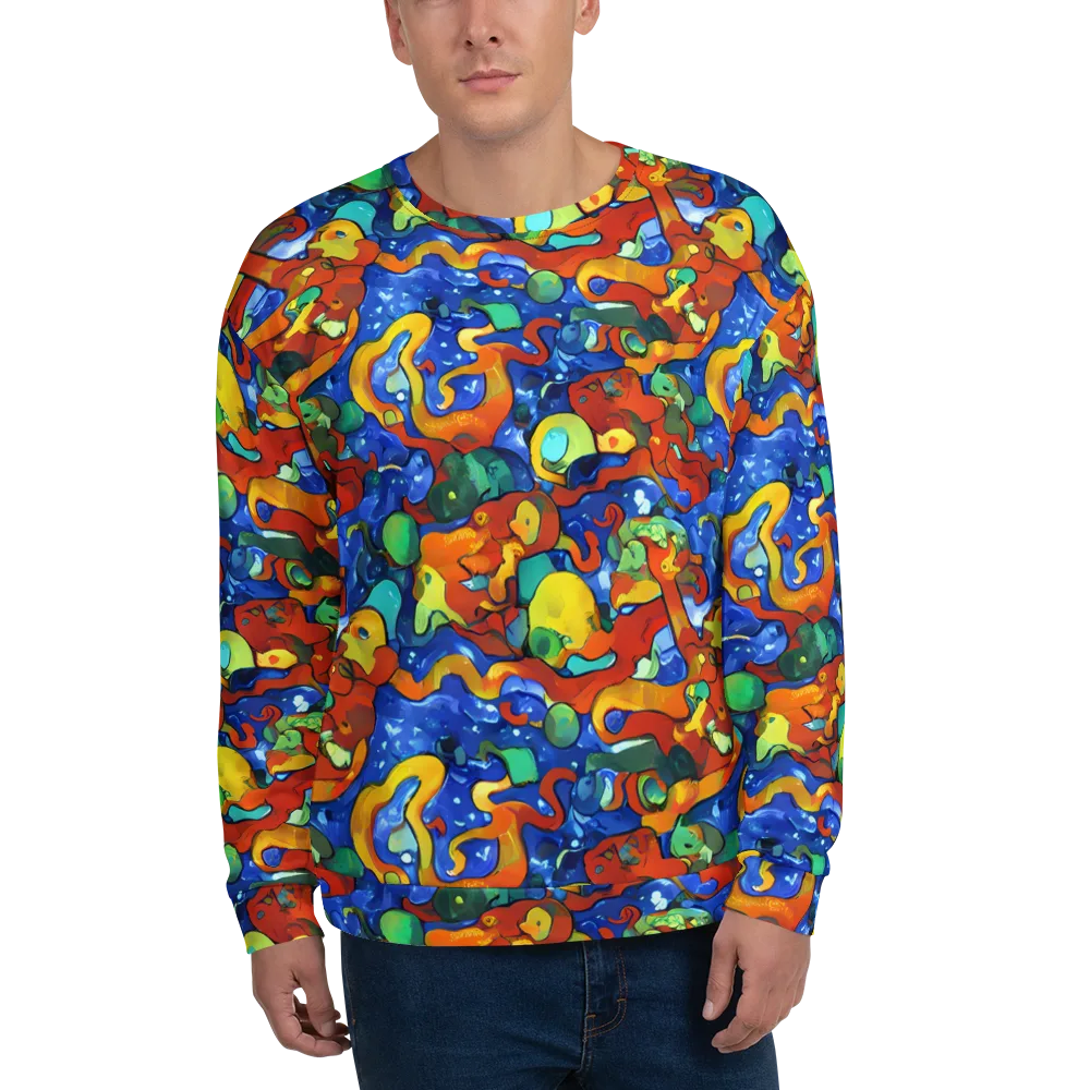 Technicolor Tide on Sweatshirt — Front