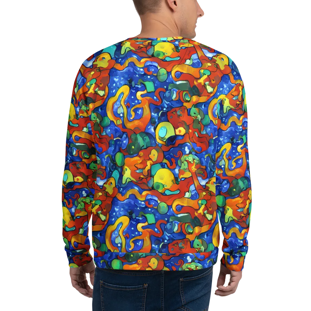 Technicolor Tide on Sweatshirt — Back