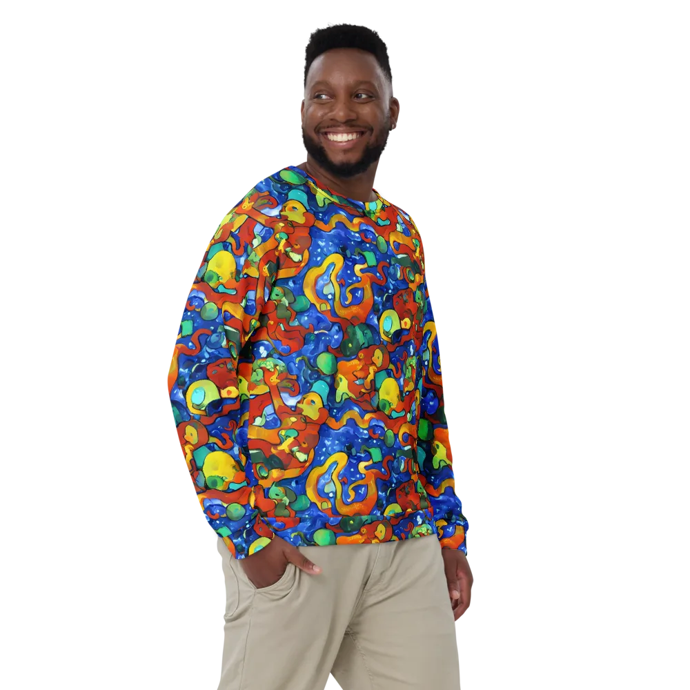 Technicolor Tide on Sweatshirt — Front