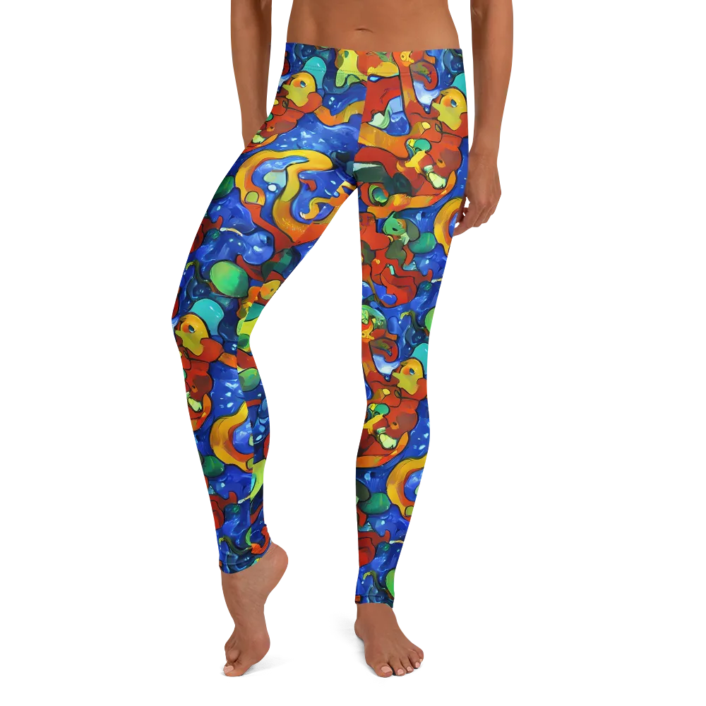 Technicolor Tide on Leggings — Front