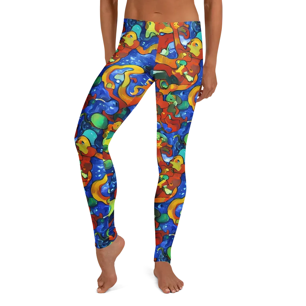 Technicolor Tide on Leggings — Front