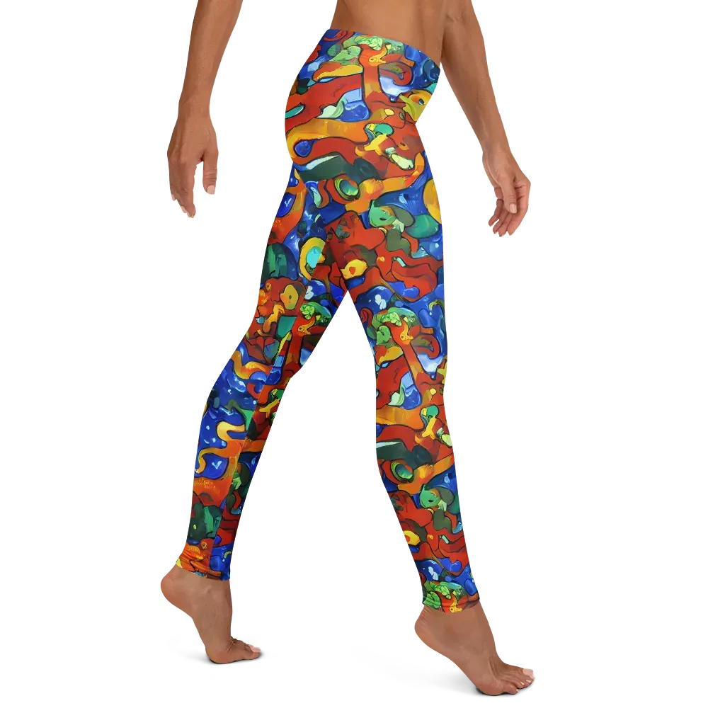 Technicolor Tide on Leggings — Right