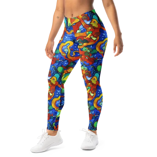 Technicolor Tide on a Leggings