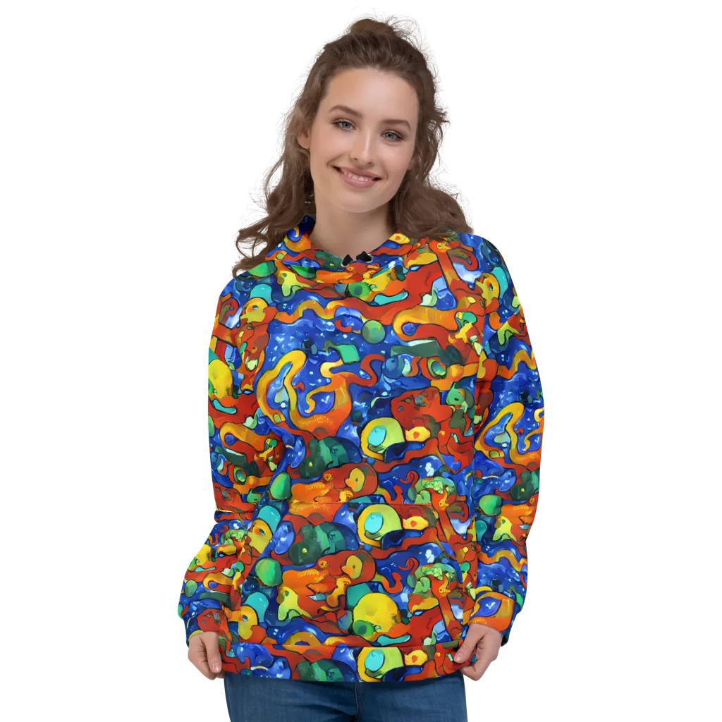 Technicolor Tide on Hoodie — Front