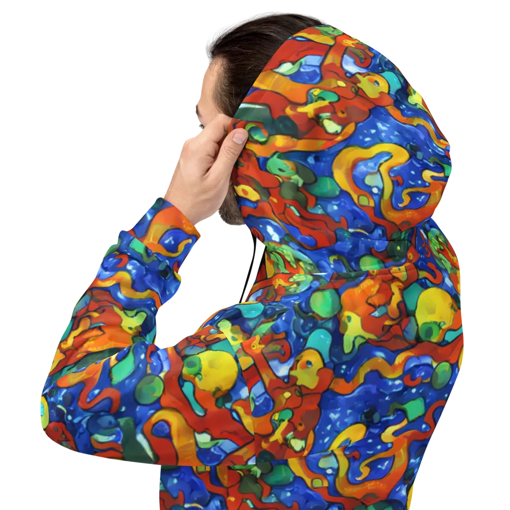 Technicolor Tide on Hoodie — Back