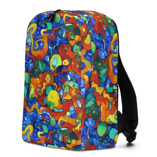 Technicolor Tide on a Minimalist Backpack
