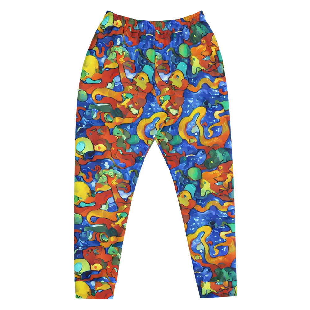 Technicolor Tide on Men's Joggers — Front