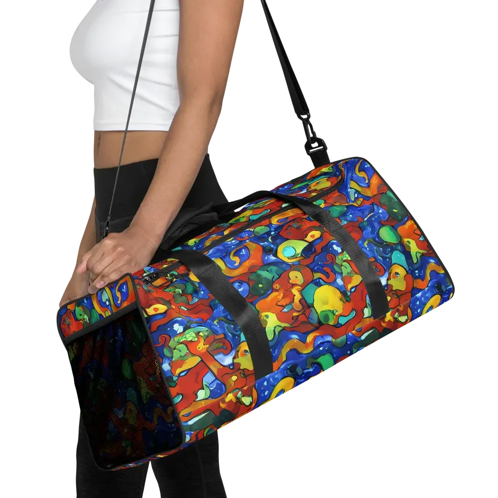 Technicolor Tide on Duffle Bag — Front