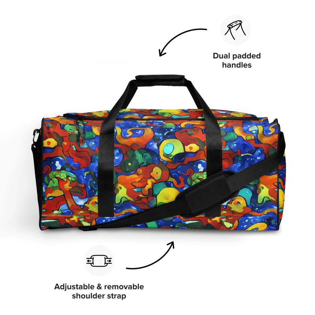 Technicolor Tide on Duffle Bag — Front