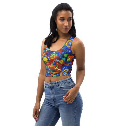 Technicolor Tide on a Crop Top