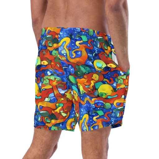 Technicolor Tide on a Swim Trunks