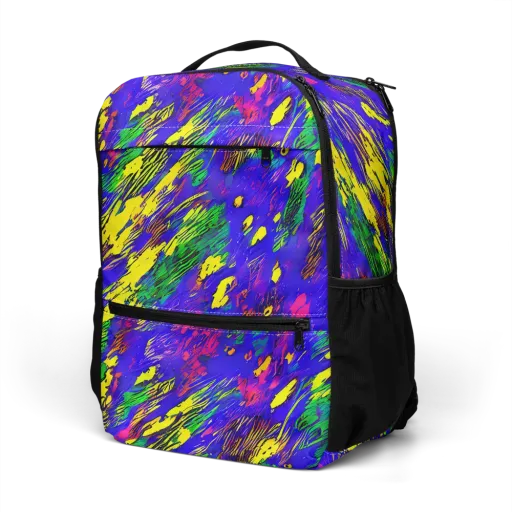 Painted Lightning on a Utility Backpack