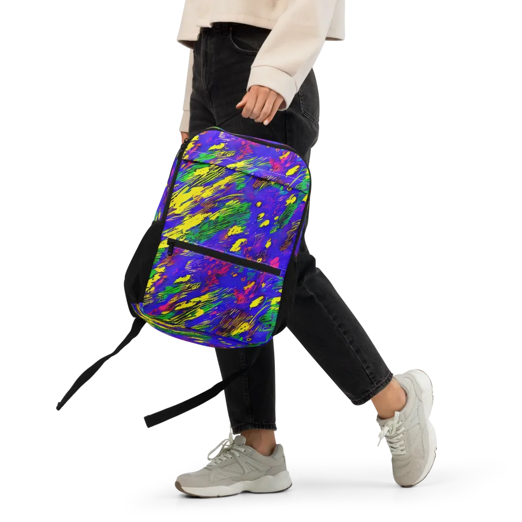 Painted Lightning on Utility Backpack — Front