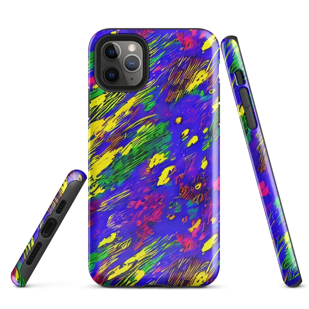 Painted Lightning on Tough Case for iPhone® — Front