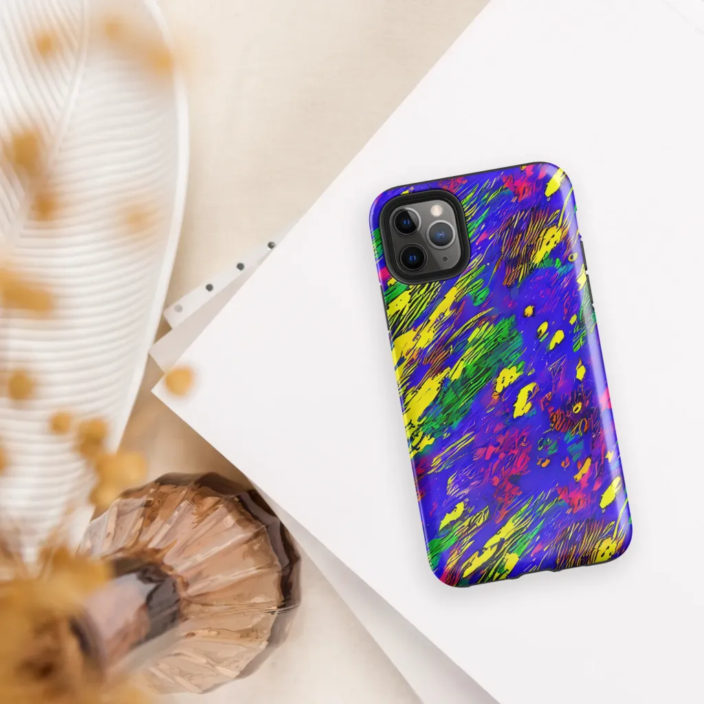 Painted Lightning on Tough Case for iPhone® — Front