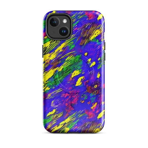 Painted Lightning on a MagSafe Tough Case for iPhone®