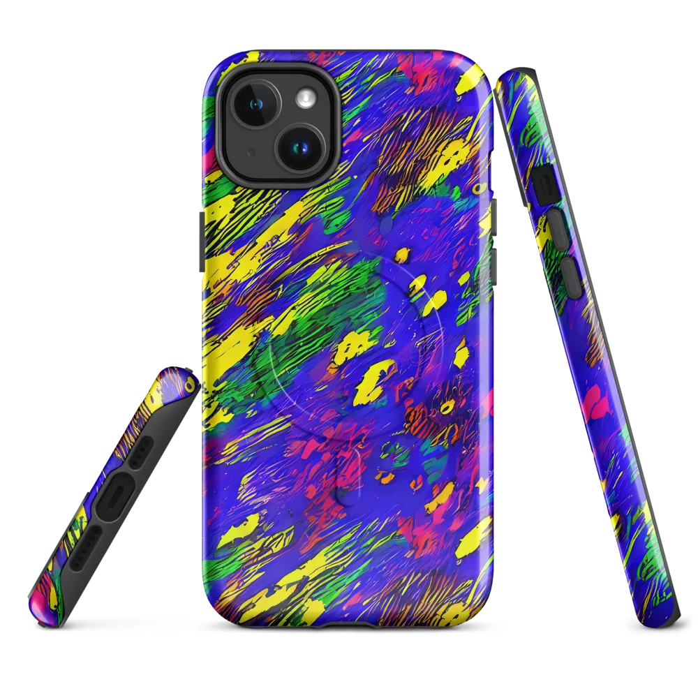 Painted Lightning on MagSafe Tough Case for iPhone® — Front