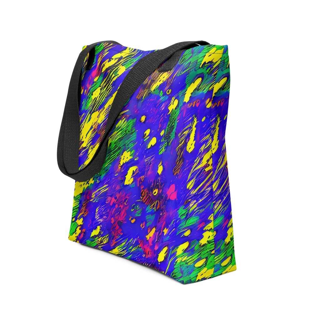 Painted Lightning on Tote Bag — Front