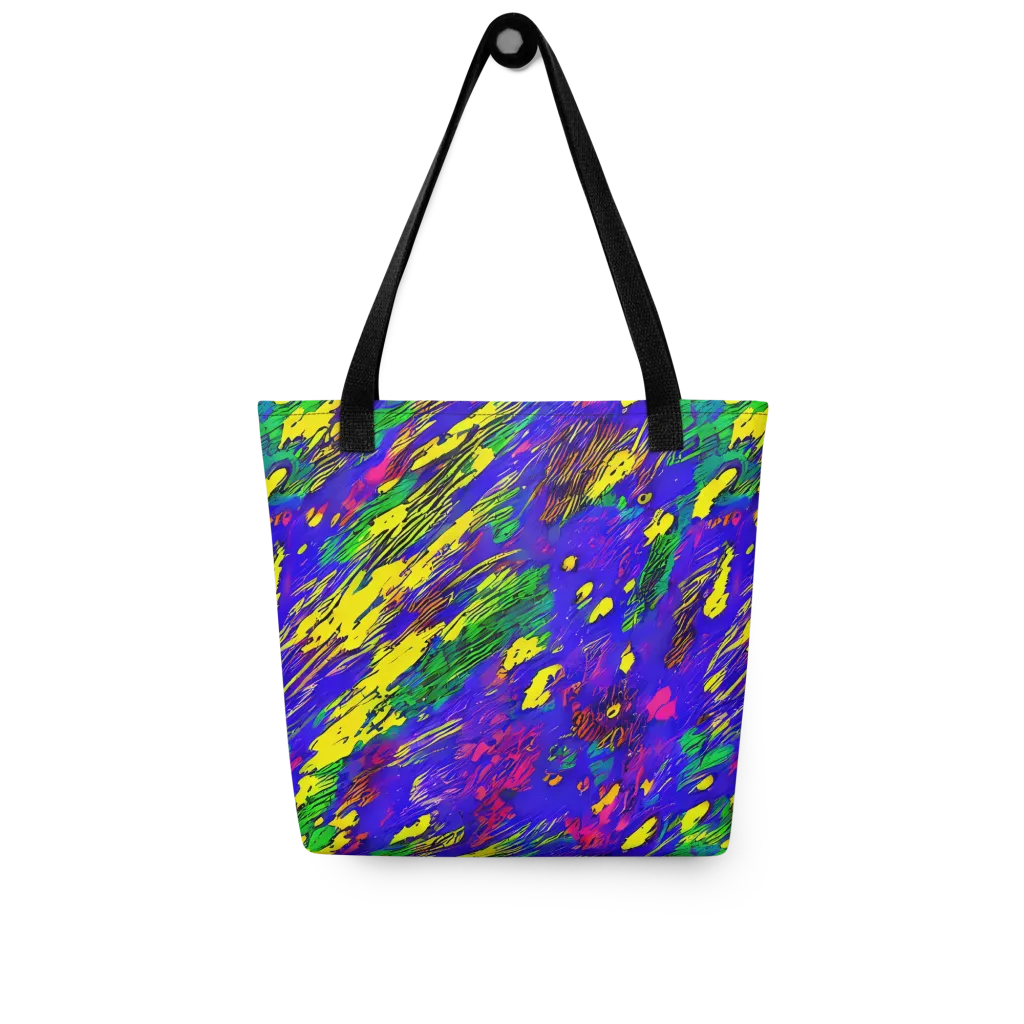 Painted Lightning on Tote Bag — Front