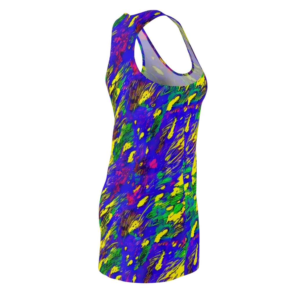 Painted Lightning on Racerback Dress — Back Side