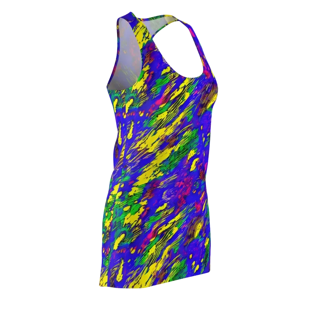 Painted Lightning on Racerback Dress — Front Side