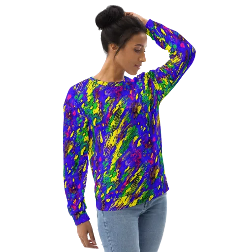Painted Lightning on a Sweatshirt