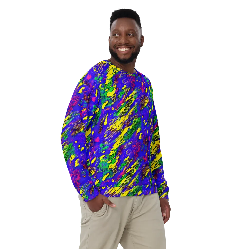 Painted Lightning on Sweatshirt — Front