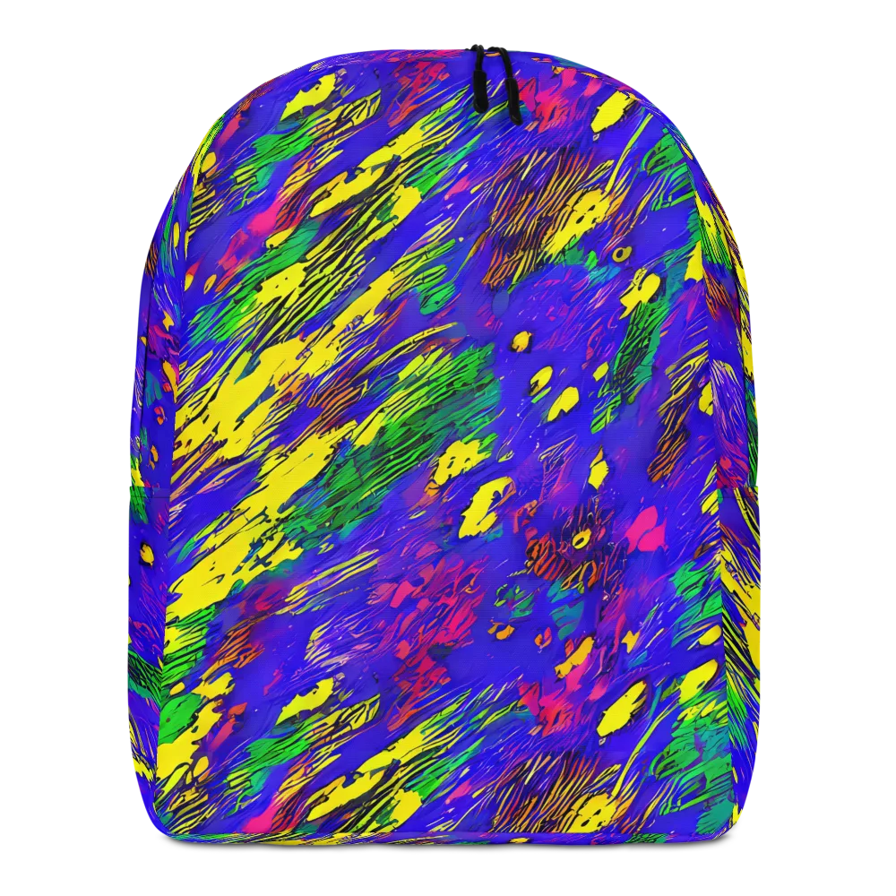 Painted Lightning on Minimalist Backpack — Front