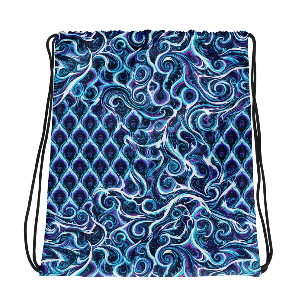 Midnight Whirlpool on Drawstring Bag — Photo