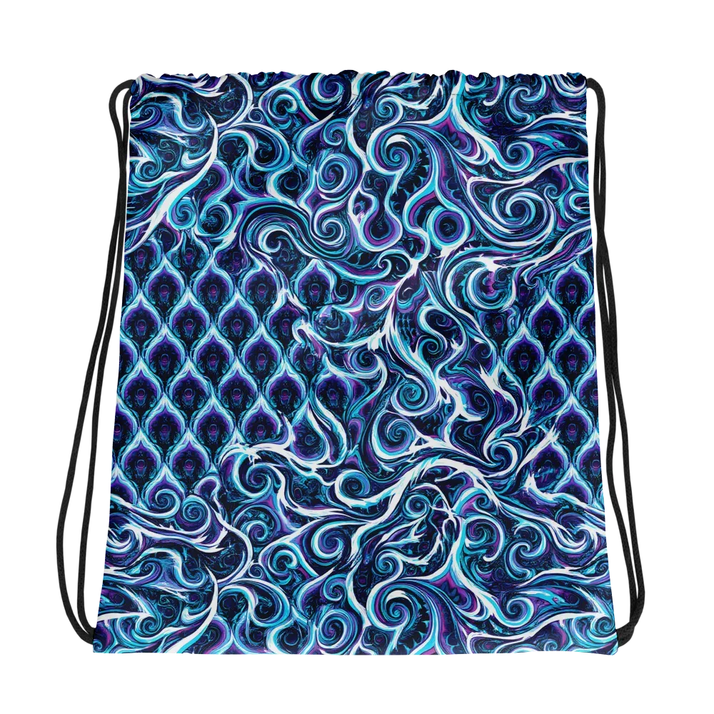 Midnight Whirlpool on Drawstring Bag — Photo