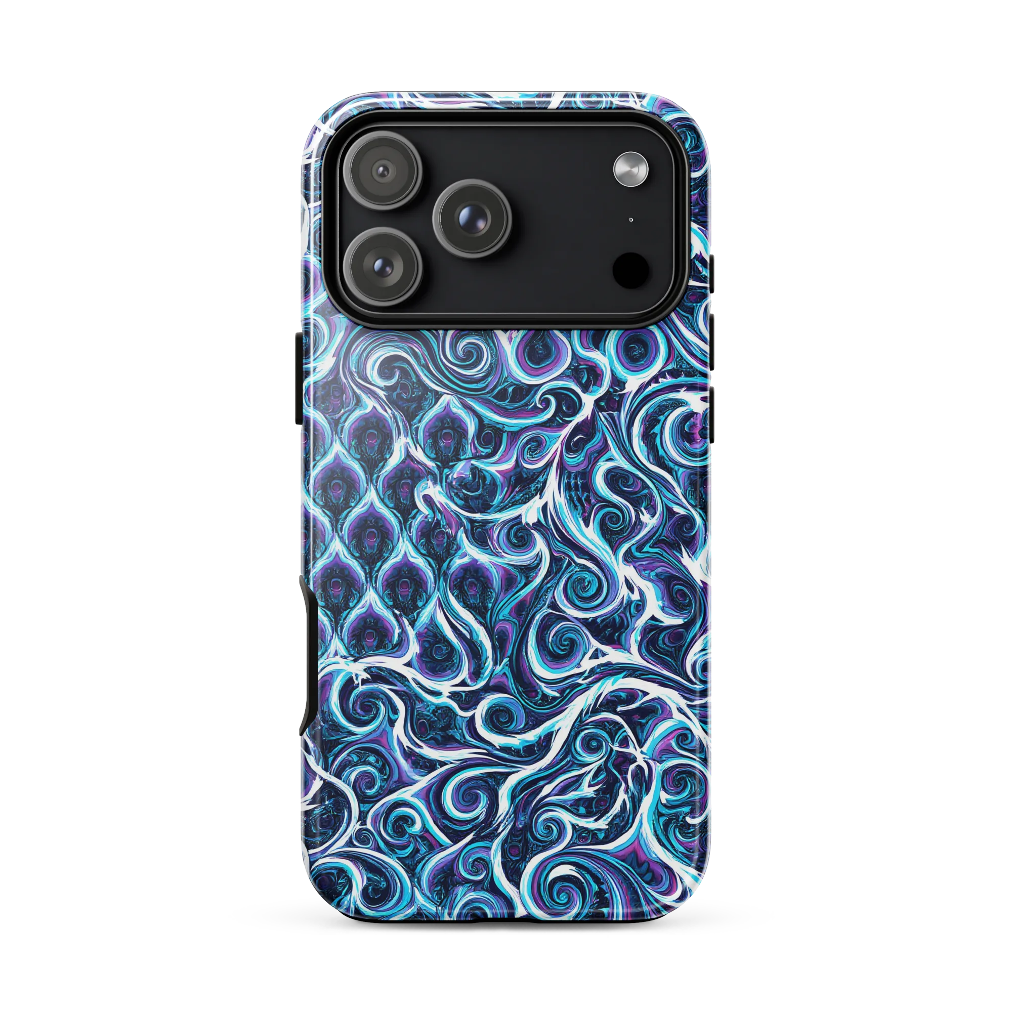 Midnight Whirlpool on Tough Case for iPhone® — Front