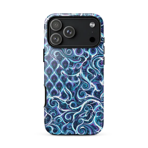 Midnight Whirlpool on a Tough Case for iPhone®