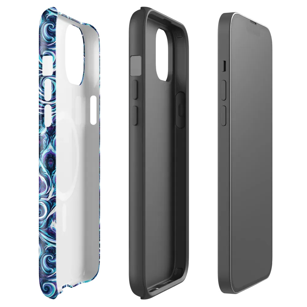 Midnight Whirlpool on MagSafe Tough Case for iPhone® — Front