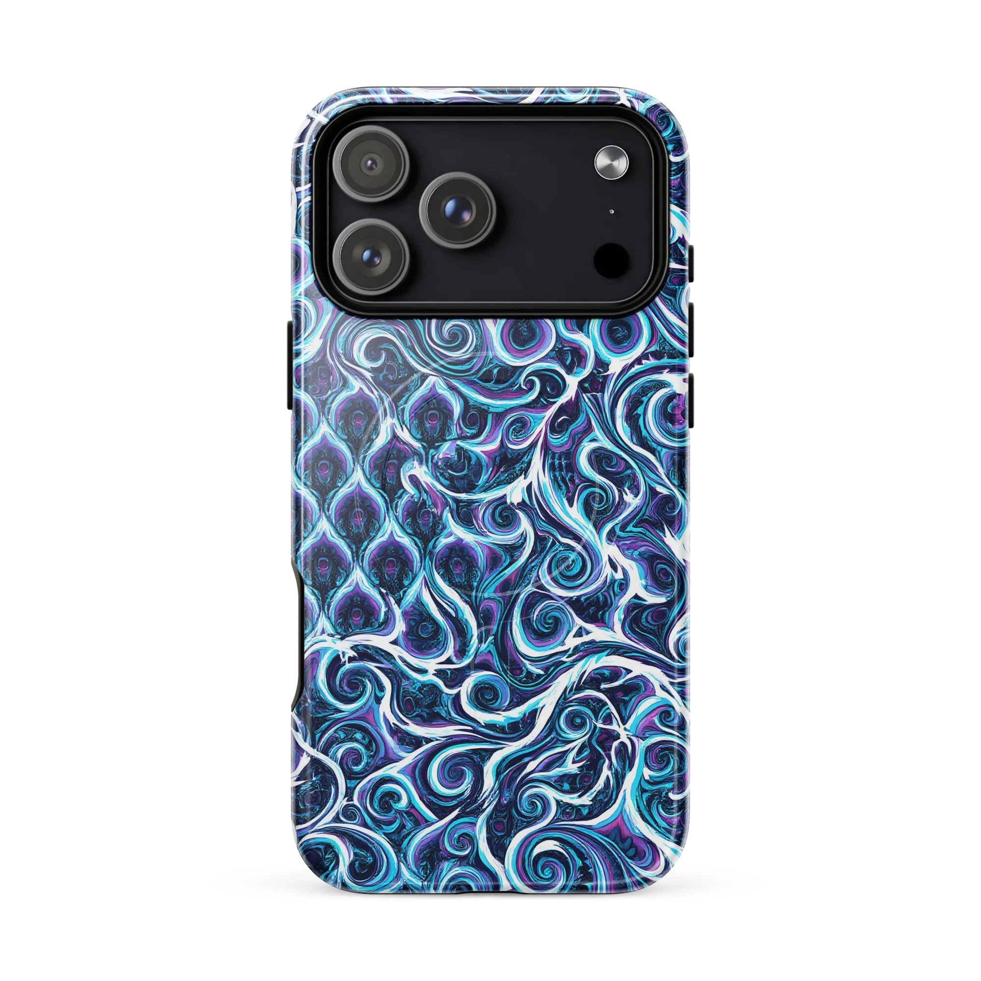 Midnight Whirlpool on MagSafe Tough Case for iPhone® — Front