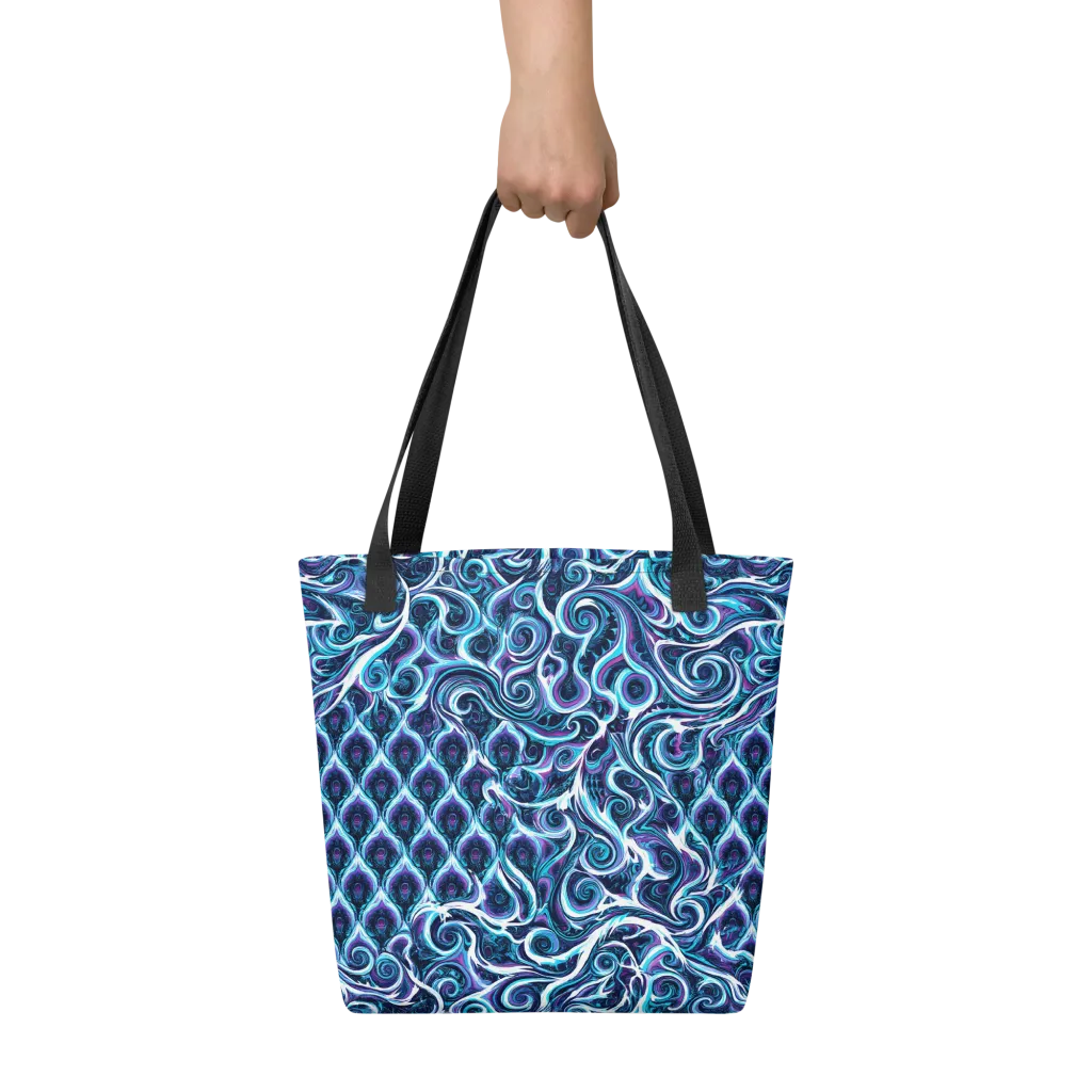 Midnight Whirlpool on Tote Bag — Front