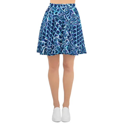 Midnight Whirlpool on a Skater Skirt