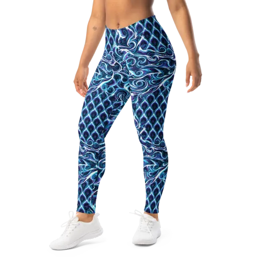 Midnight Whirlpool on a Leggings
