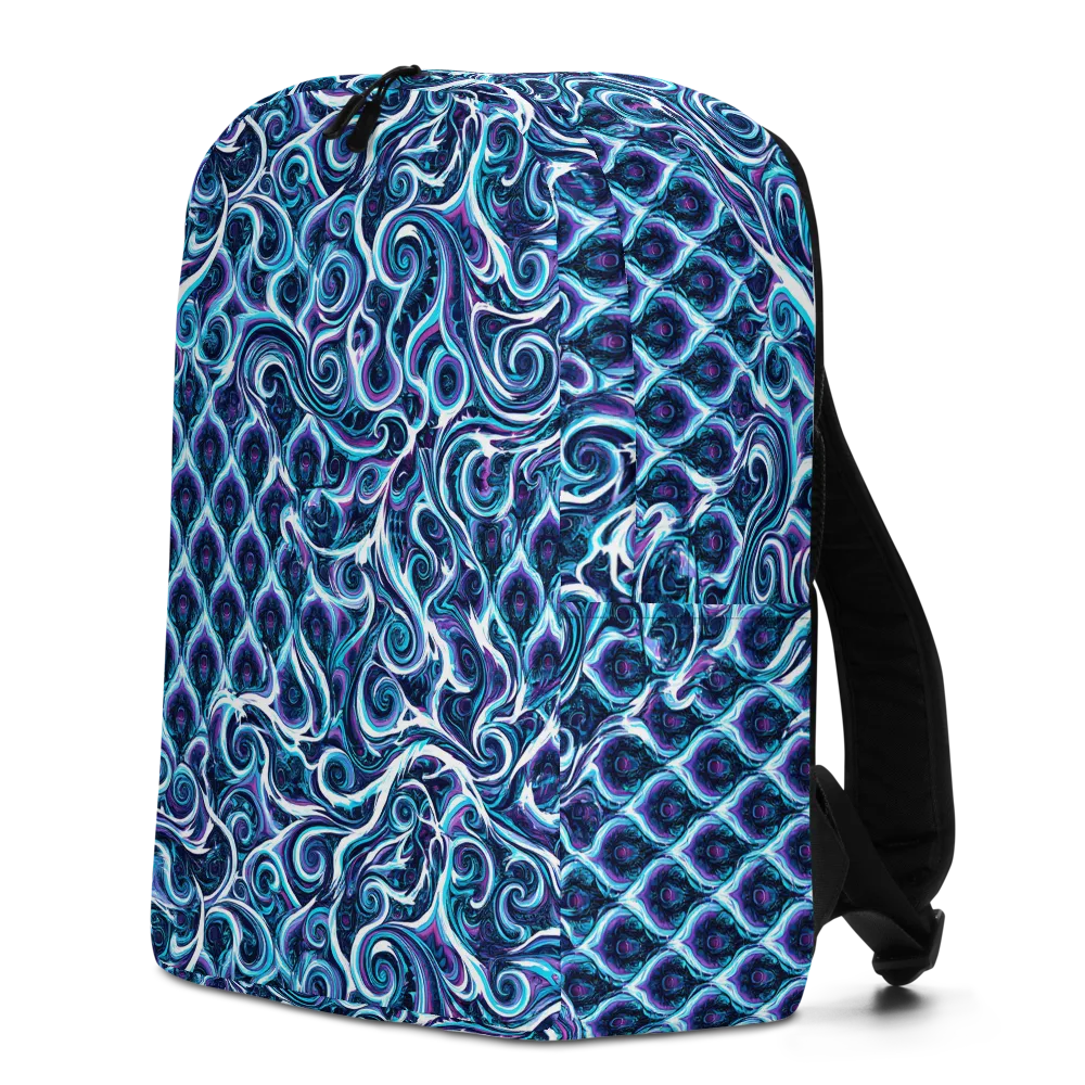 Midnight Whirlpool on Minimalist Backpack — Left