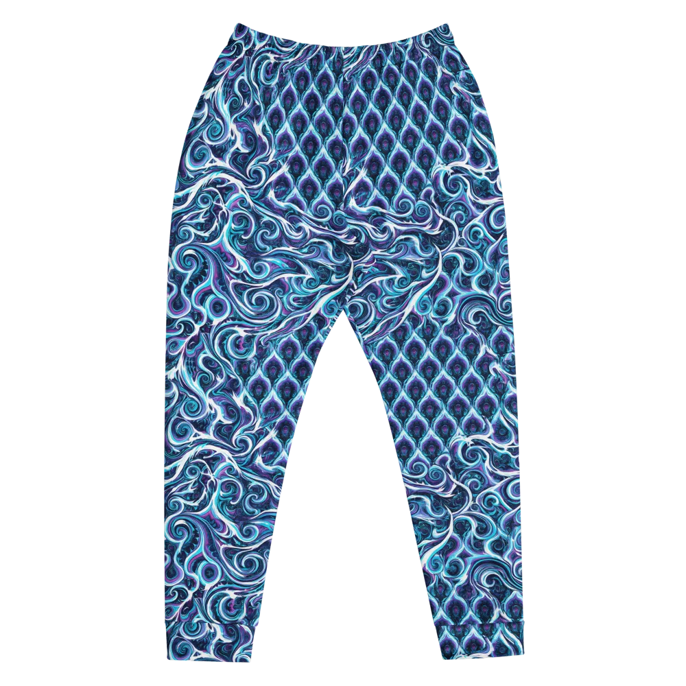 Midnight Whirlpool on Men's Joggers — Front